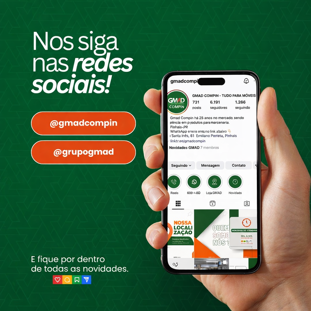 Siga nossas redes sociais