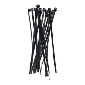 Abraçadeira Nylon Preta 20 Pcs - Bemfixa Tamanho:3,6x300mm