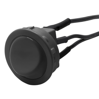 Botao 3 Pinos 150mm Fio - Base Preto