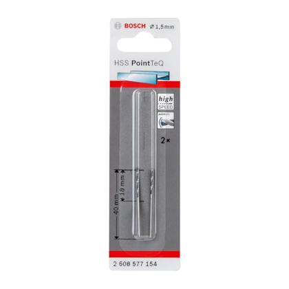 Broca Hss Pointteq 2Pcs - Bosch