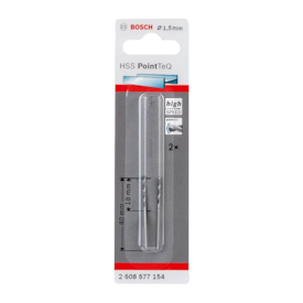 Broca Hss Pointteq 2Pcs - Bosch