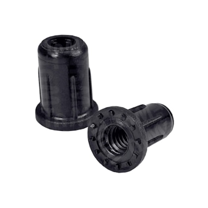 Bucha Plástica Preta Rosca 5/16" - Sas Plastic