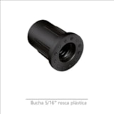 Bucha Plástica Preta Rosca 5/16" - Sas Plastic - miniatura 1