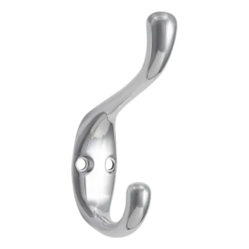 Cabide Gancho Duplo Classic Cromo - Fama