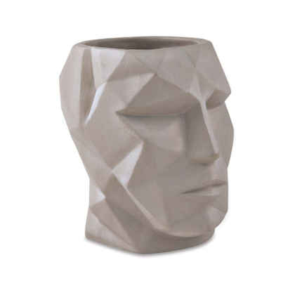 Cachepot Cinza em Cimento - Mart