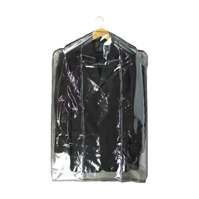 Capa Protetora Para Terno 60x95cm Cinza - Prat-K