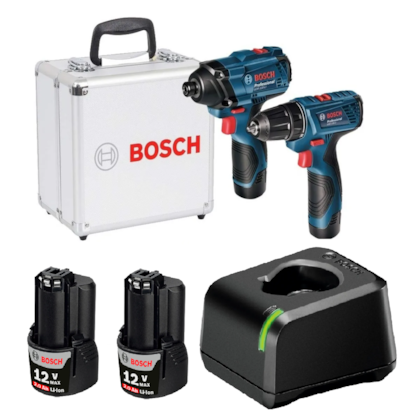 Combo GSR 120-LI + GDR 120-LI Maleta Aluminio - Bosch
