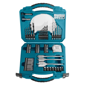 Conjunto de Bits Brocas e Ferramentas 71 Peças D-47145 Makita