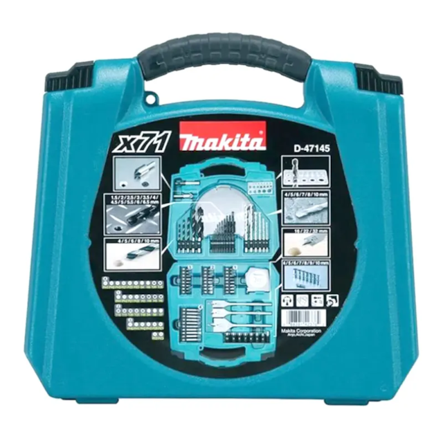 Conjunto de Bits Brocas e Ferramentas 71 Peças D-47145 Makita - foto 3