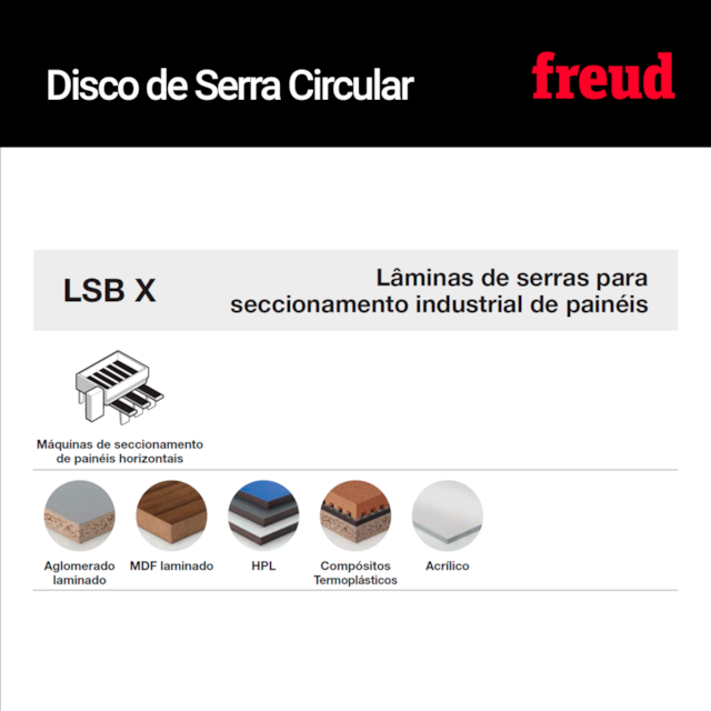 Disco de Serra Circular para MDF/MDP 250mm LSB25002X - Freud - foto 4