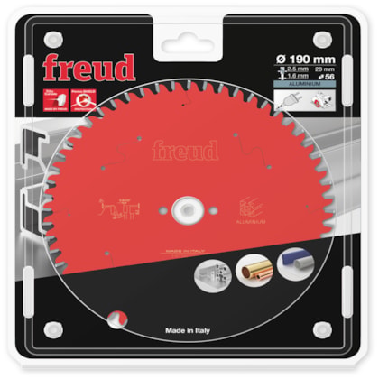 Disco de Serra Freud 190mm 7 ½” p/ Metais Não Ferrosos-Freud