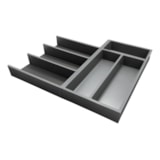 Divisor De Gavetas Connect 3 Cinza Escuro - Sas Plastic - miniatura 1