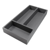 Divisor De Gavetas Connect 3 Cinza Escuro - Sas Plastic - miniatura 3