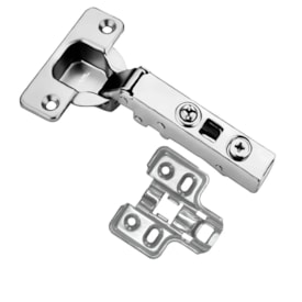 Dobradiça Metalla Clip Push Reta 105G - Hafele
