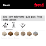 Eixo sem Rolamento Guia para Serra Debrum 60-10006P - Freud - miniatura 4