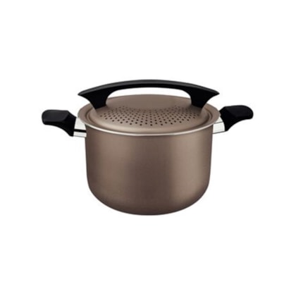 Espagueteira Milazzo Antiaderente Amêndoa 22cm - Tramontina