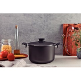 Espagueteira Paris  Chumbo 24cm 7,2L c/ Tampa-Tramontina