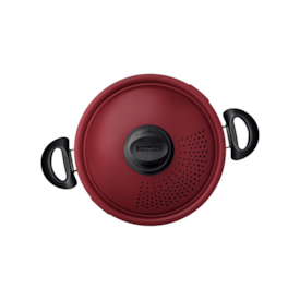 Espagueteira Paris Vermelho 24cm 7,2L c/ Tampa-Tramontina