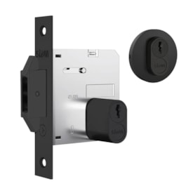 Fechadura 1006 Roseta Redonda Black - Stam