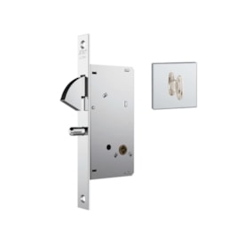 Fechadura 950 WC Inox Porta Correr Quadrada - Stam