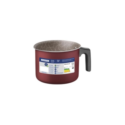 Fervedor Paris Antiaderente Vermelho 12cm 1,2L - Tramontina