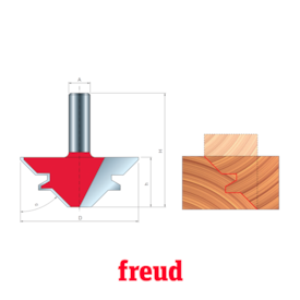 Fresa de Esquadria com Trava 99-03512P - Freud