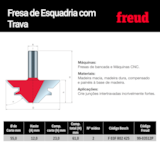 Fresa de Esquadria com Trava  99-03512P - Freud - miniatura 3