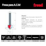 Fresa para ACM 21-11206P - Freud - miniatura 4