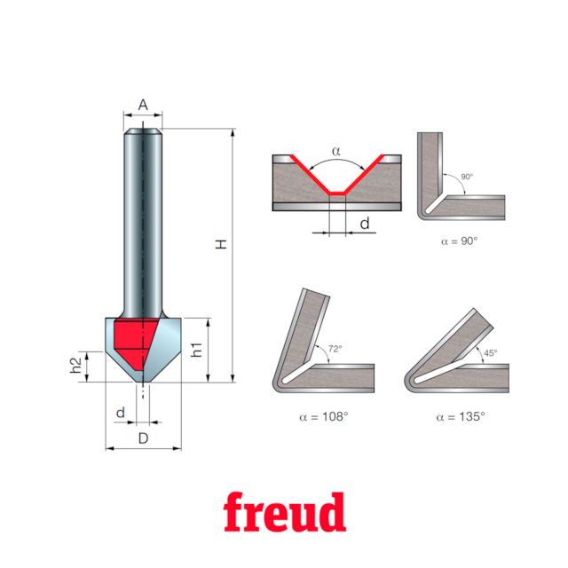 Fresa para ACM 21-14606P - Freud - foto 4