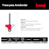 Fresa para Arredondar com Rolamento 34-11406P -Freud - miniatura 3