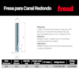 Fresa para Canal Redondo 18-10406P - Freud - miniatura 3