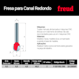 Fresa para Canal Redondo 18-10606P - Freud - miniatura 2