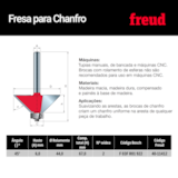 Fresa para Chanfros em 45° com Rolamento 40-11412 - Freud - miniatura 2