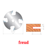 Fresa Serra Debrum para Ranhuras 56-11108P - Freud - miniatura 2