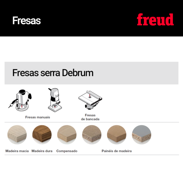 Fresa Serra Debrum para Ranhuras 56-11108P - Freud - foto 4