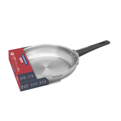 Frigideira Aço Inox 30cm Com Cabo Grano Baquelite-Tramontina