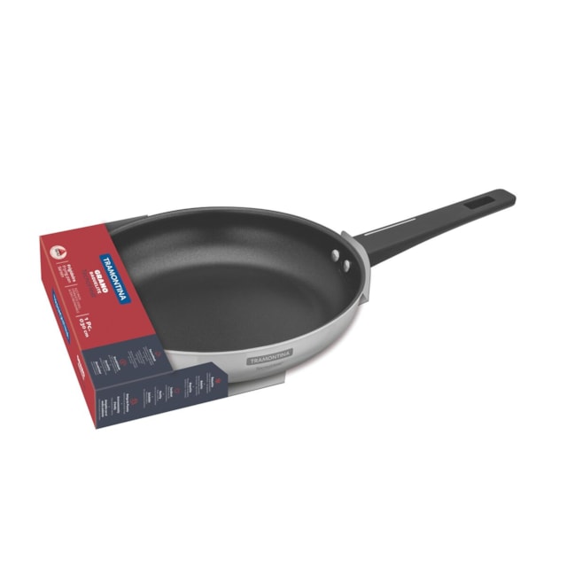 Frigideira Grano Baquelite em Aço Inox Revestimento Antiaderente 30cm 3,4L - Tramontina - foto 2