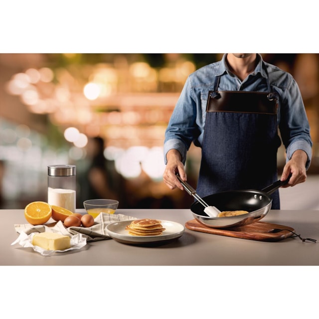 Frigideira Grano Baquelite em Aço Inox Revestimento Antiaderente 30cm 3,4L - Tramontina - foto 6