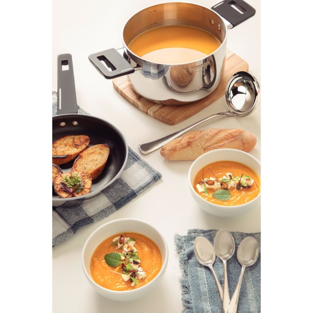 Frigideira Grano Baquelite em Aço Inox Revestimento Antiaderente 30cm 3,4L - Tramontina - foto 7