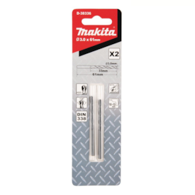 Jogo de Brocas HSS-R 3mm x 61mm 2 Unidades D-38336 - Makita