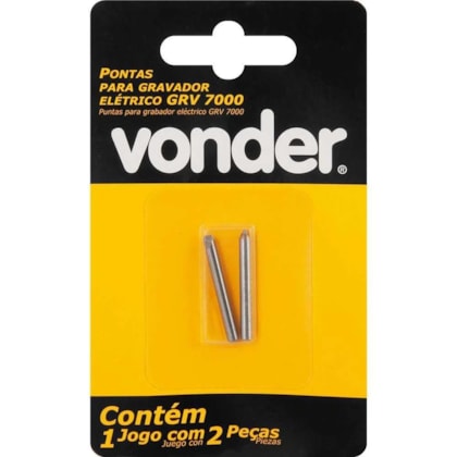 Jogo de Pontas para Gravador Elétrico GRV 7000 2un - Vonder