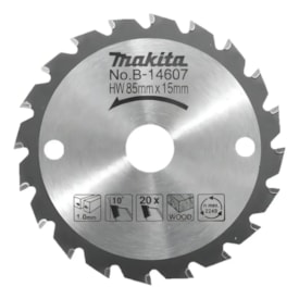 Lâmina Serra Circular 85mm 20 Dentes B-14607 - Makita