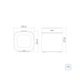 Lixeira Sense Square Automática  c/Sensor Inox 8L-Tramontina - miniatura 3