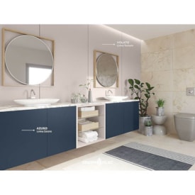 MDF Azuro Toccare Colore 2 Faces 2,75X1,85m - Greenplac