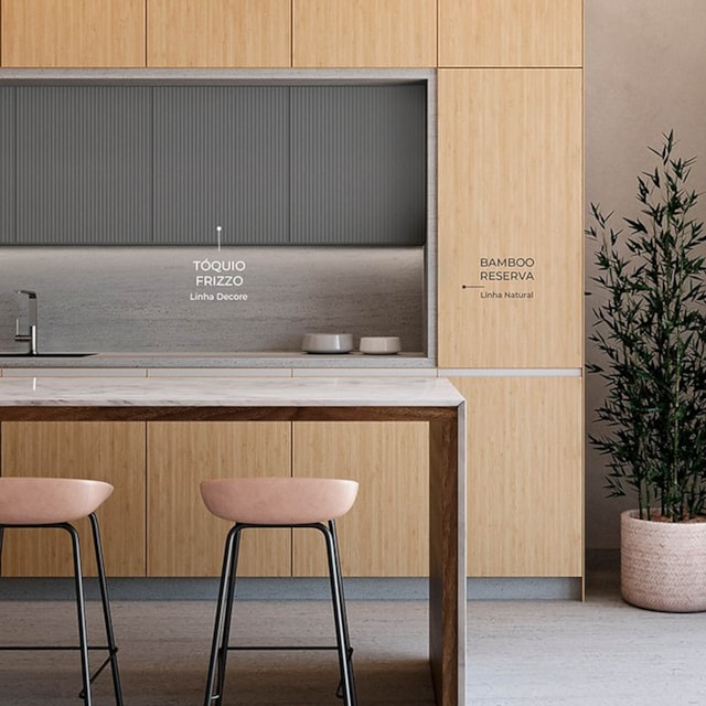 MDF Bamboo Reserva 2 Faces 2,75X1,85m - Greenplac - foto 2