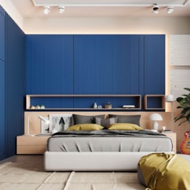 MDF Blues Matt/branco 2 Faces 2,75X1,85m - Arauco