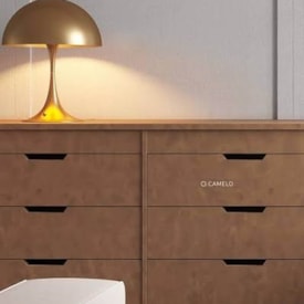 MDF Camelo Couro/branco 2,75X1,85m - Arauco