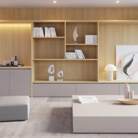 MDF Carvalho Mel Bold /branco 2 Faces 2,75X1,85m - Arauco