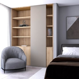 MDF Carvalho Tropical 2 Faces 2,75X1,85m - Fibraplac