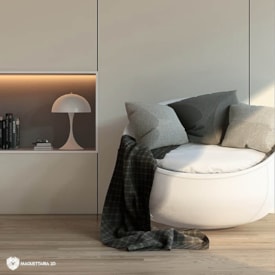MDF Cinza Argila Texturizado 2 Faces 2,75X1,85m - Sudati